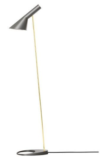 Louis Poulsen AJ Gulvlampe Brass/Warm Grey