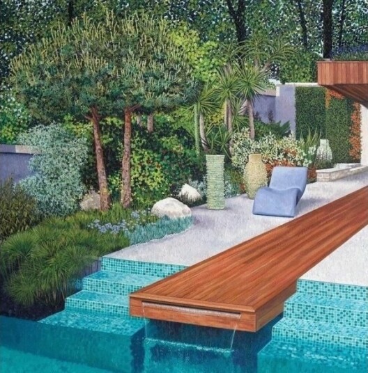 Kort Med Konvolutt Garden In Monaco