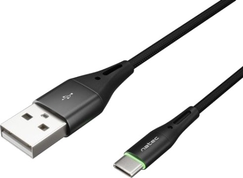 Usb-Kabel Natec Usb-A Til Usb-C 1 M Sort Nka-1957