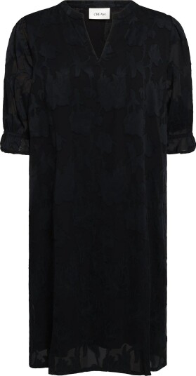 Cream Cryana Dress - PITCH BLACK - 46
