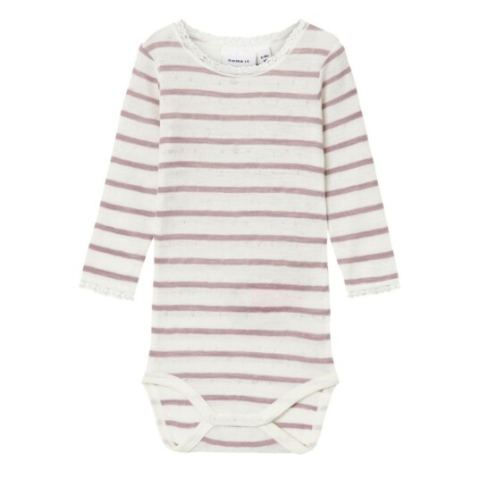 Name It   Body Ull Baby Wang Striper Purple Dove   62