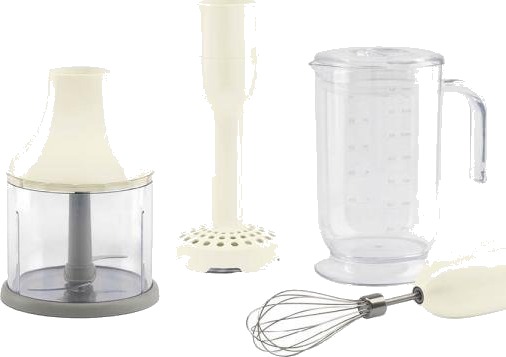 Smeg HBAC11 Tilbehørssett til Blender med 4 Deler i Beige Smeg HBAC11 Tilbehørssett til Blender med 4 Deler i Beige