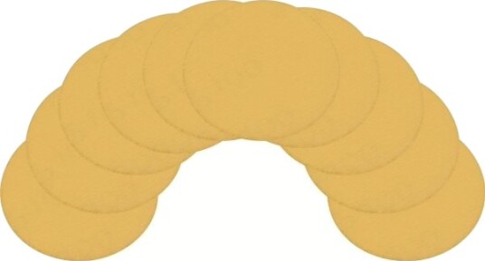 Hazet 9033 5 02/10 Ersatz Schleifpads 10 St. Slibeskive Bagepude Universel Grå Rund 5 Cm 5 Cm
