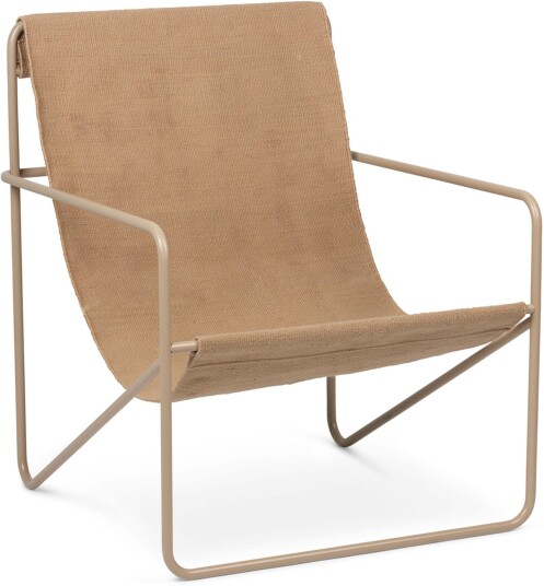 Ferm Living Desert Chair Cashmere/solid Utendørs Lenestoler Metall/tekstilmateriale Ferm Living Desert Chair Cashmere/solid Utendørs Lenestoler Metall/tekstilmateriale