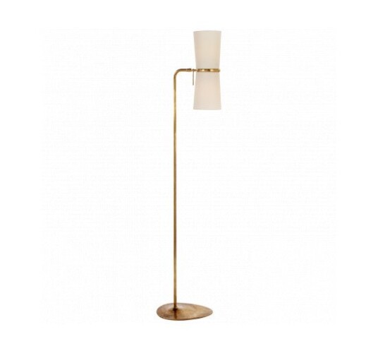 Clarkson Floor Lamp Antique Brass