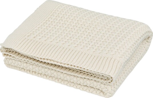 Cam Cam Copenhagen Off White Harper Baby Strikket Teppe