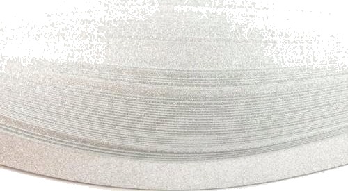 Quillingstrimler 10 Mm X 50 Cm Glitter Sølv 50 Stk