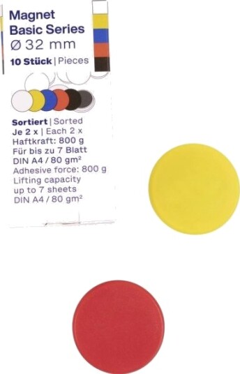 Magnetoplan Magnet Basic Serie Ø 24 Mm Rund 10 Stk 1862410 Magnetoplan Magnet Basic Serie Ø 24 Mm Rund 10 Stk 1862410
