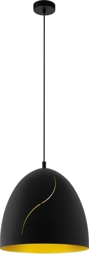 Eglo Hunningham Pendel Ø405 Sort/Gull