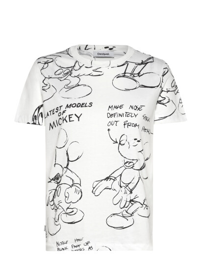 Desigual Mickey Sketch - White - XS