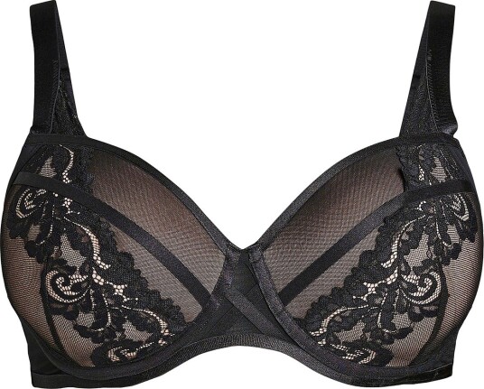Zizzi   Spile bh Landry Cup Bra   Svart