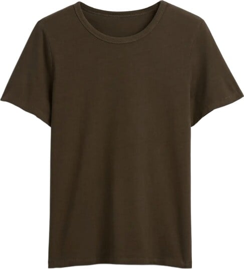 GAP Organic Cotton Vintagesoft T Shirt From The Gap Collection   Brown   M