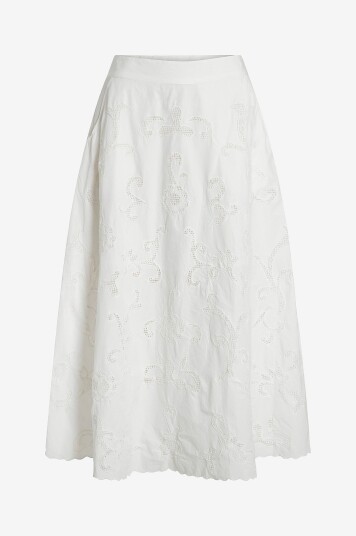 Rouge Edit Skjørt rouAmeline HW Ankle Skirt Hvit