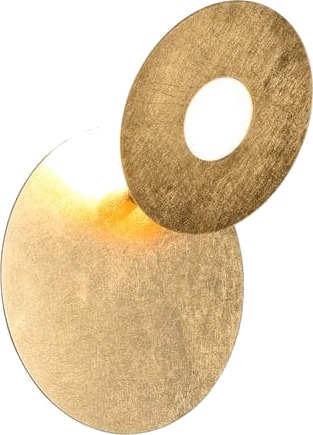 Vegglampe Leano - Rund