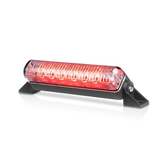 Purelux Varsellys Strobe Sweeper HD 12/24V 18W 90 mm Rød
