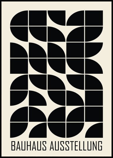 Bauhaus No. 1 Plakat Plakat / 40x50cm Bauhaus No. 1 Plakat Plakat / 40x50cm