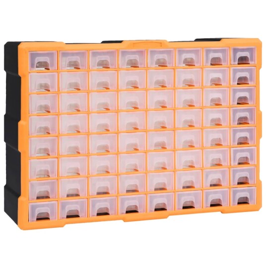Sortimentskap med 64 skuffer 52x16x37,5 cm Sortimentskap med 64 skuffer 52x16x37,5 cm