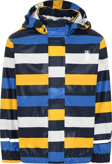 LEGO® Wear Regnjakke PU LWJonathan 102 Blå m. Striper LEGO® Wear 6 år (116) Regnjakke LEGO® Wear Regnjakke PU LWJonathan 102 Blå m. Striper LEGO® Wear 6 år (116) Regnjakke