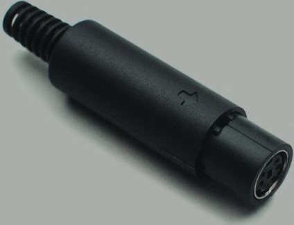Bkl Electronic 0204012 Mini-Din Sort