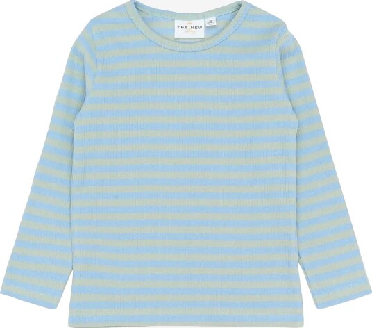 THE NEW SIBLINGS Tnstfro L_S Rib Tee FOREVER BLUE STRIPED 80