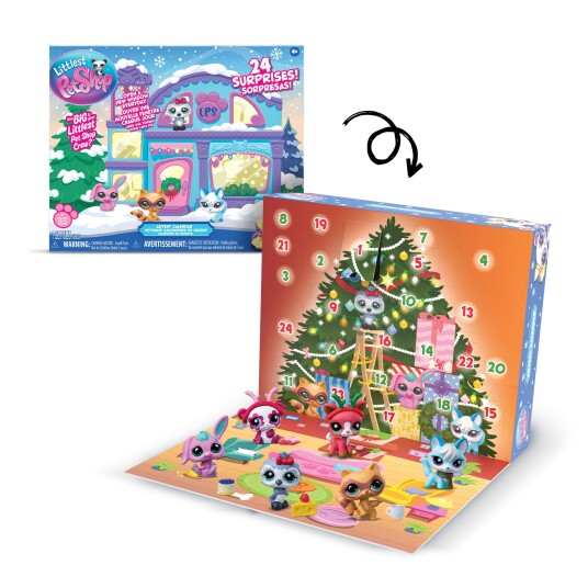 Littlest Pet Shop Holiday Julekalender 2025 – 6 eksklusive vinterdyr