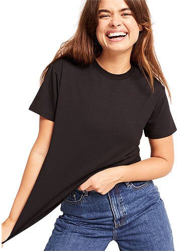 Boody Women's Classic Crew Neck T-Shirt svart str. M