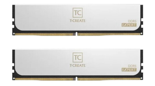 Team Group T-Create Expert DDR5-6000 - 32GB - CL30 - Dual Channel (2 pcs) - AMD EXPO & Intel XMP - Hvit Team Group T-Create Expert DDR5-6000 - 32GB - CL30 - Dual Channel (2 pcs) - AMD EXPO & Intel XMP - Hvit
