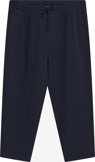Knowledge Cotton Apparel Ozone Relaxed Ripstop Pant - NIGHT SKY - S