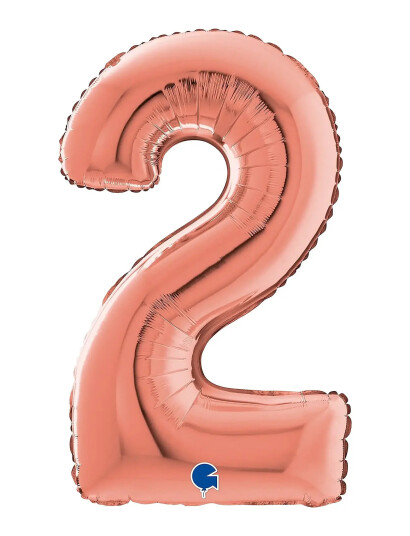 IPK Number Foil 2 Rose Gold 70 Cm Pink 0 IPK Number Foil 2 Rose Gold 70 Cm Pink 0