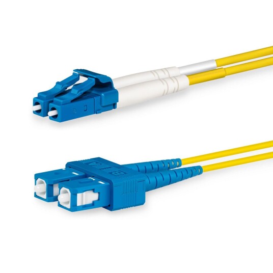 Lanview LC-SC Singlemode fibre cable  duplex 5m OS2 9/125 LSZH
