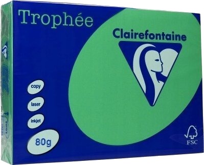 Trophee Papier Trophee A4/80G Zieleń Bilardowa 500