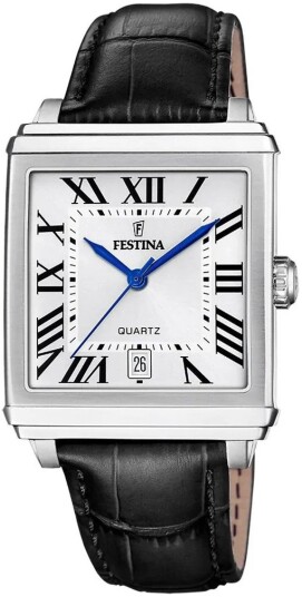 Festina Herreklokke F20681 1 Classic Sølvfarget/Lær Festina Herreklokke F20681 1 Classic Sølvfarget/Lær