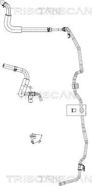 TRISCAN 8516 43010 Hydraulikkslange, styring