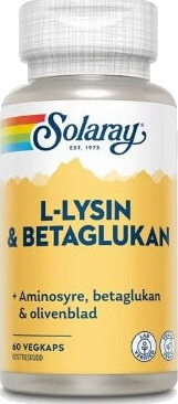 Solaray Lysin og Betaglukan 60 kapsler