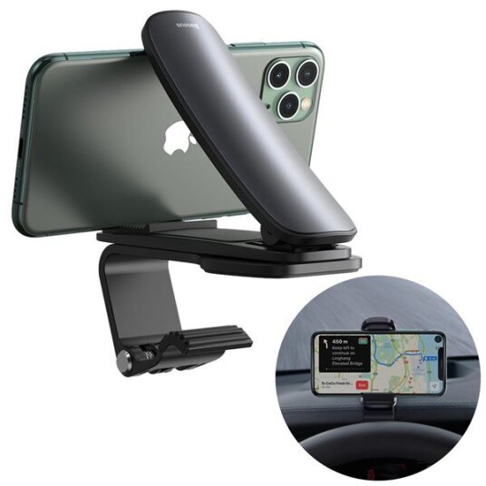 Baseus Big Mouth Pro mobiltelefonholder - svart