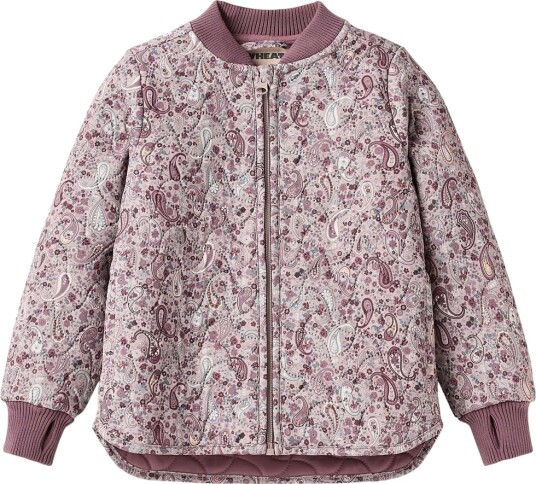 Wheat Termojakke Loui Dry Rose Paisley Wheat 6 år (116) Termoklær Lilla Rosa