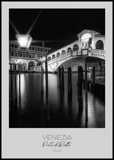 In focus: VENICE Rialto Bridge Plakat Plakat / 30x40cm In focus: VENICE Rialto Bridge Plakat Plakat / 30x40cm