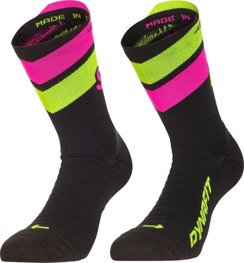 Dynafit Ultra Crew Socks Black Out Ultra Yellow/5a30 43 46