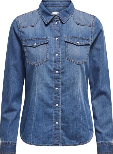 ONLY Onlalexa L/S Dnm Shirt Ana Noos Blue XL ONLY Onlalexa L/S Dnm Shirt Ana Noos Blue XL
