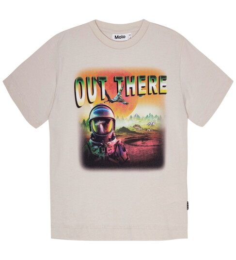 Molo T skjorte Riley Der ute Light 5 år 110 T skjorte Beige