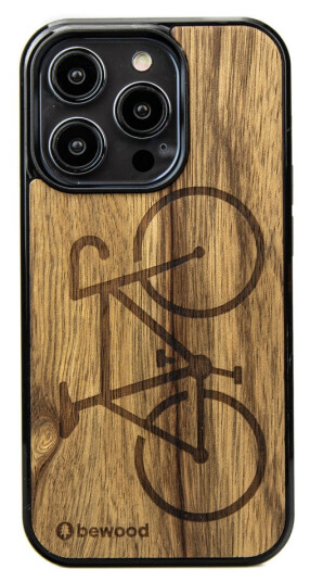 Bewood Limba Deksel til iPhone 15 Pro Naturlig Tre