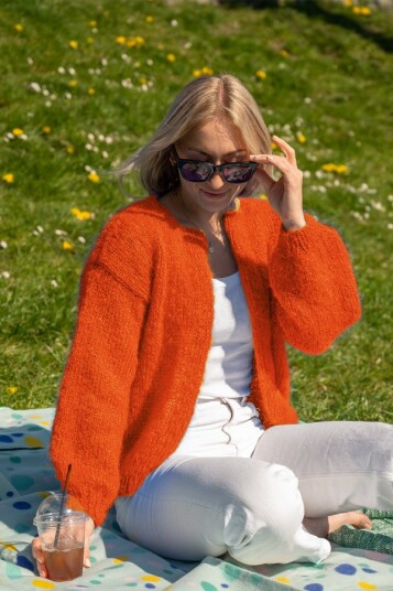 ADA cardigan oransje ADA cardigan oransje