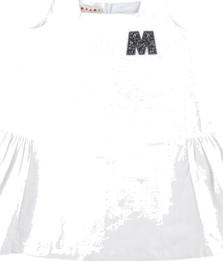 Marni Kjole Hvit m. Rhinestone Marni 10 år 140 Kjole