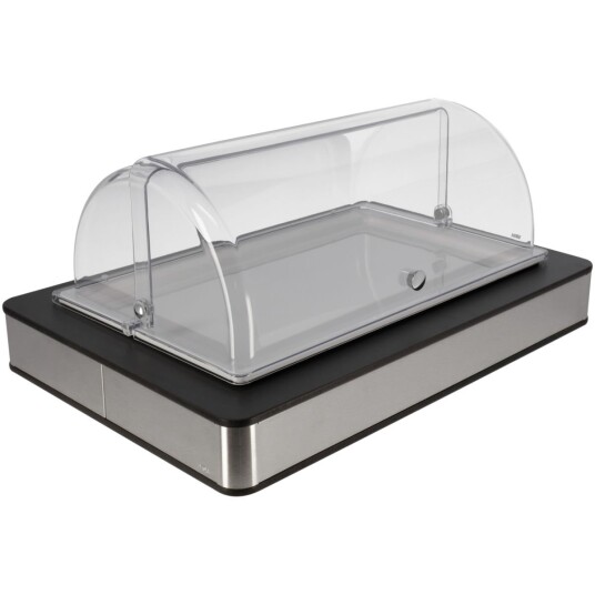 VEGA Buffetsystem komplett Fundale antrasitt melamin hvit GN 1/1; Størrelse GN 1/1, 63x42.5x27.4 cm (LxBxH); Antrasitt/Transparent/Hvit; Rektangulær