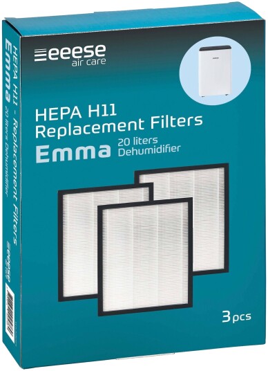 EEESE EMMA 20 HEPA FILTER 3pk EEESE EMMA 20 HEPA FILTER 3pk