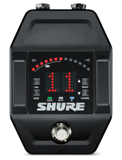 Shure GLXD6+ Trådløs gitarpedalmottaker 2.4 / 5.8 GHz