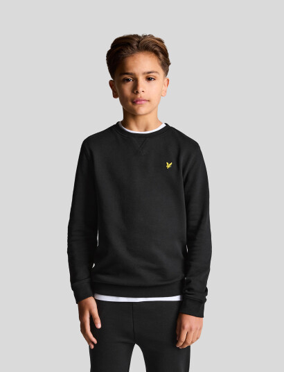 Lyle & Scott Crew Neck Sweatshirt Black 110 116