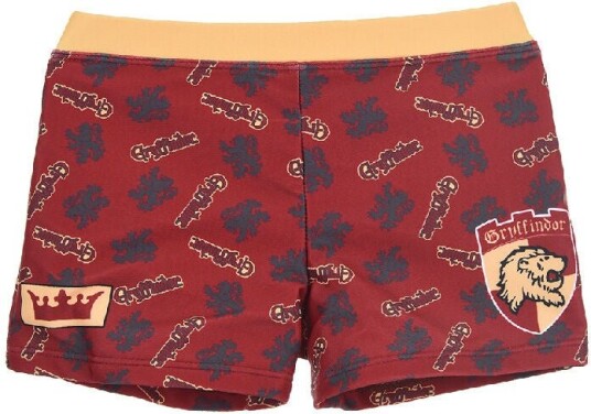 Harry Potter Badeshorts Dark Red 12 år