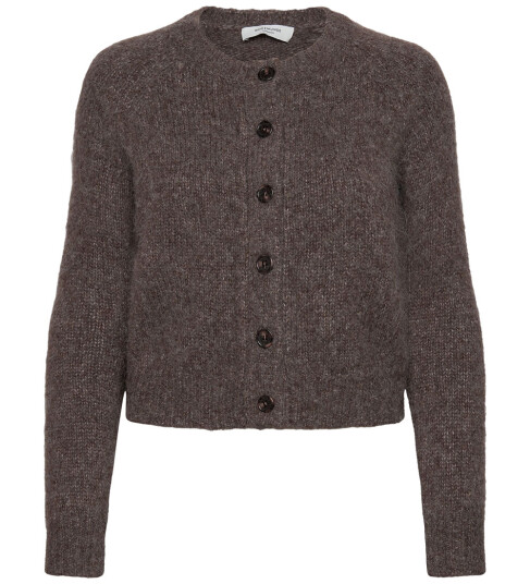 Rosemunde Kids Rktulip Wool Blend Ls Short Cardiga Brown 152 Rosemunde Kids Rktulip Wool Blend Ls Short Cardiga Brown 152