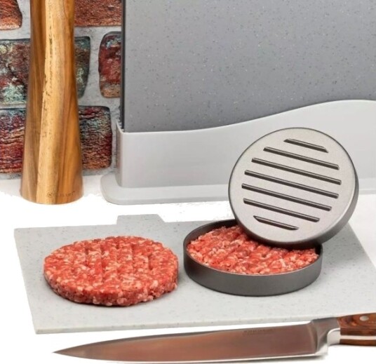 Kinghoff Hamburger Kjøttpresse Juicepresse 12 Cm Kinghoff Kh 1740